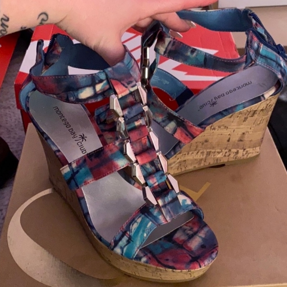 Montego Bay Wedge Colorful